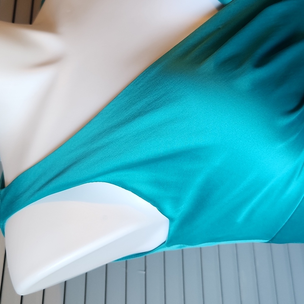 Evan Picone Turquoise Dress - Picture 6 of 13